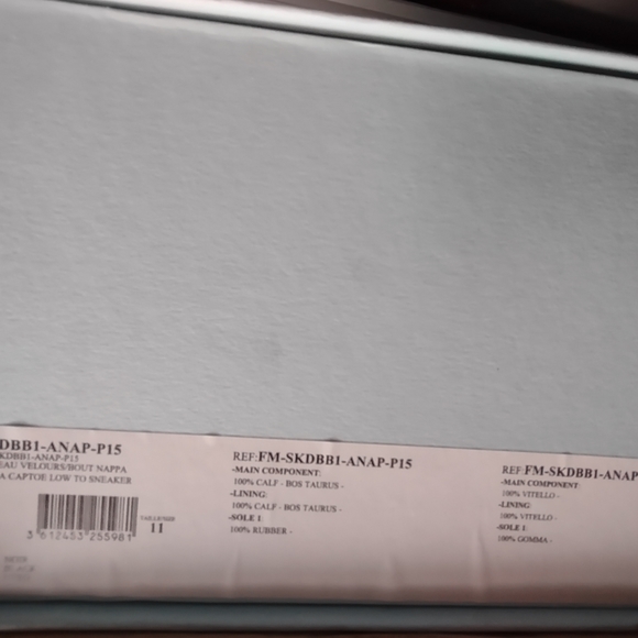 Lanvin Men's Sneakers, DBB1 Suede & Black Patent Leather - Picture 16 of 16